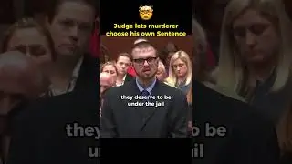 Murderer decides his own sentence !!🤯