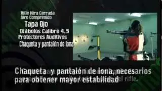 Tutorial tiro deportivo - Rifle de aire