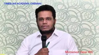 Tamil Literature as an Optional Subject for UPSC exam- by Mr.Yasar Arafath,IRS