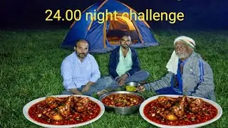 24 hours survival camping challenge How to night cooking🐔 party how to jangal 