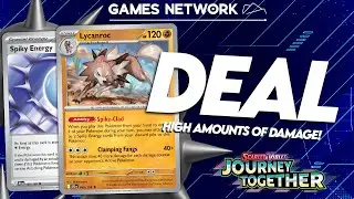 Deal High Amounts of Damage! - Lycanroc Deck Profile (Journey Together) 🌵
