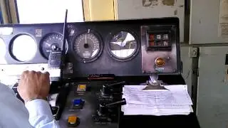 Inside a mighty EMD cab - Footplating on BGKT WDP4!!