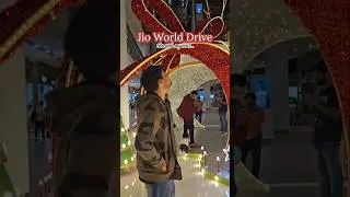 World of Christmas at Jio World Drive🎅🎄🎉 #jioworlddrive #christmas #minivlog
