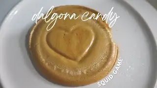 HOW TO MAKE DALGONA CANDY (SQUID GAME) | mika louise