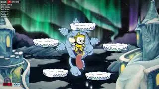 Cuphead - Mortimer Freeze in 40.91 (Lobber/Spread & Chalice)