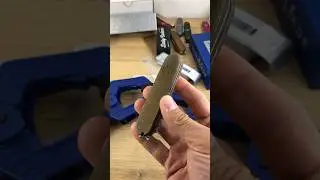 Victorinox Compact with rusty Daily Customs Titanium Scales! #asmr #satisfying #asmrcommunity