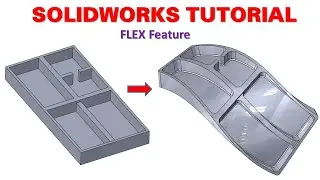 SolidWorks Tutorial #60 | 3D Modeling Design with Feature Flex
