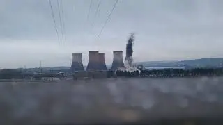Controlled demolition of Rugeley Power Station's Chimney Stack