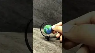 Happy Earth day  🌍 #diy #clayart #art #craft #creativity #trending #shorts #diyart #globe