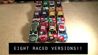 Review of my Kyle Busch 2018 1/24 scale diecast cars! EIGHT raced versions!