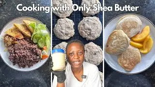 Yes you can cook with shea butter, here is what I ate in a day with shea butter.