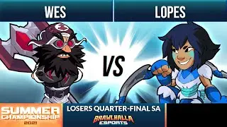Wes vs Lopes - Losers Quarter-Final - Summer Championship 2021 - SA 1v1
