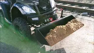 Baggerschaufel, Schaufel, Frontlader  f&uuml;r ATV Quad