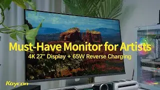 KUYCON P27L: Professional Monitor  Elevate Your Visual Experience