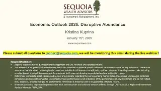 Disruptive Abundance Explained | 2026 Economic Update (SWA)