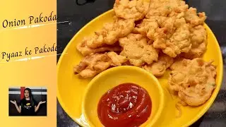 Different style onion pakoda | Quick & easy pyaaz ke pakode | Tea time snacks | Crispy bhajiyas |