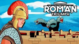 A NOVA ROMA! Construindo Uma Cidade Romana Até o Auge | Roman Triumph #01
