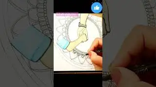 Father's Day special drawing| Easy mandala art #father #fathersday #fatherandson #mandala #shorts