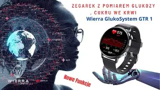 Smartwatch z pomiarem glukozy Wierra GlukoSystem GTR 1