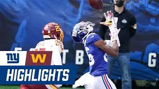 Giants vs. Washington Week 6 Highlights; Daniel Jones, Tae Crowder, Darius Slayton Touchdowns!