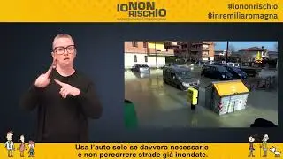 Cosa fare in caso di alluvione, nella lingua dei segni