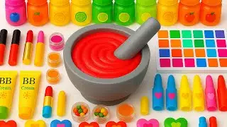 🔴LIVE| Satisfying Slime ASMR Video | DIY How To Make Rainbow Slime Mixing Glitters Makeup Squishy