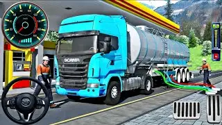 Oil Tanker Transport Truck Simulator 3D - Heavy Cargo Transporter Truck Driving - Android Gameplay 