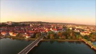 Sunset over Ptuj, Slovenia