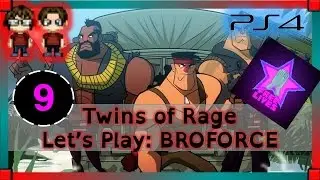 Let's Play Broforce Gameplay - PART 9 - I AM MR CHIN - Twins Of Rage