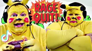 Gamer Pikachu RAGE Quits!