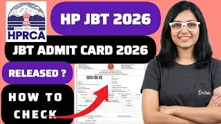 hp jbt admit card 2026 | himachal pradesh jbt hall ticket 2026