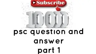 10000 psc questions part 1