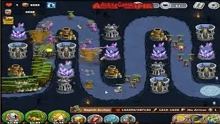 The King of Towers - Blitz acres. From the beginning up to 44 waves from Alex Game (Part 19)