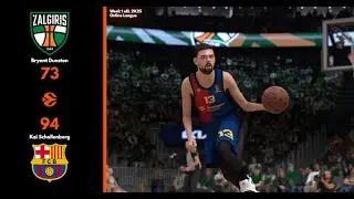 Highlights: Dunston's Zalgiris stunned by Kai Schallenberg's Barca
