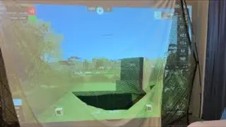 Sim golf with the Wolfer brothers