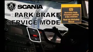 How to Switch Scania Electronic Brake to Service Mode