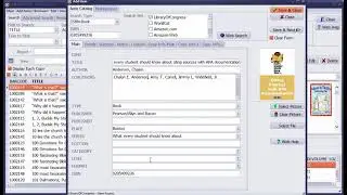 Add book data using ISBN.  How to catalog library items in Handy Library Manager software?