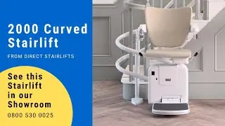 2000 Curved Stairlift from Direct Stairlifts of Derby