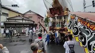 Sawara Summer Festival Float Turn
