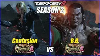 TEKKEN 8 &bull; Nina (Confusion) vs Feng (B.B.) &bull; Gameplay [ SEASON 2 ] Online Rank Match