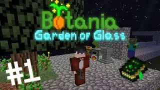 Первые шаги и чистая маргаритка #1 || Botania garden of glass || Летсплей