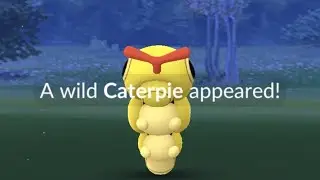 Finally Caught a Shiny Caterpie! #PokemonGO #Pokemon #Shiny #Caterpie #POGO #ポケモンgo