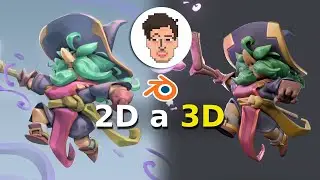 Talk through how I modeled this Stylized Mage in 3D