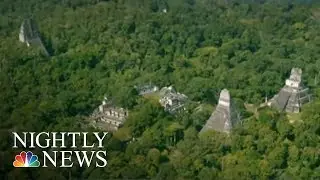Lasers On Planes Used To Reveal Massive Massive Complex Of Mayan Ruins | NBC Nightly News