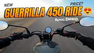 New Royal Enfield Guerrilla 450 😍 Ride Review Exhaust Note | Top Speed🔥 #royalenfield #guerrilla450