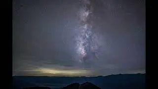 Milkyway Timelapse - Dantes View, Death Valley, CA 4K