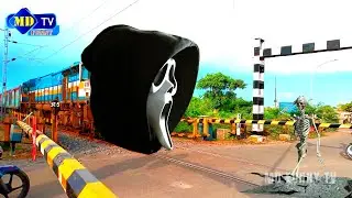 ghost face funny train video - horror train face funny video youtube - train video - funny video
