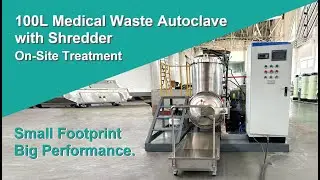 On-Site Medical Waste Shredding and Sterilization Unit for Hospital Waste Treatment