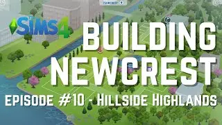 Building Newcrest: Episode #10 | The Sims 4 Speed Build | Bar | Base Game Only | Chatting