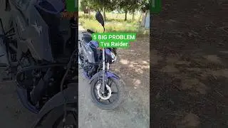 Tvs Raider 5 Big Problem 🙏😭 #tvsraider125 #viralvideo